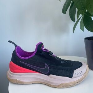 Men Size 8.5 Nike ACG Zoom Air AO Black Laser Crimson CT2898-001 Trail Hiking